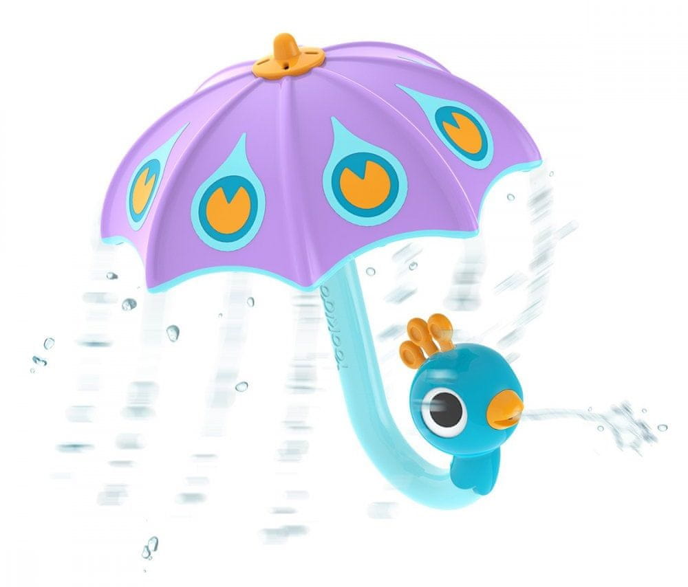 Yookidoo Paví deštník - fialový